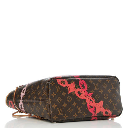 Louis Vuitton Monogram Bay Neverfull MM Rose Ballerine Poppy 4 of 9
