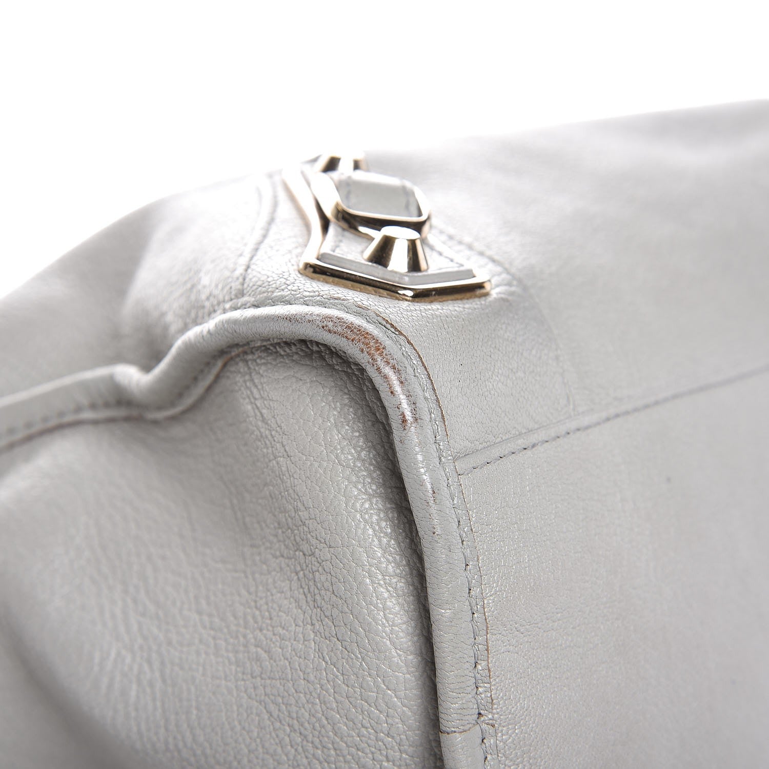 Balenciaga Chevre Gold Metallic Edge Hardware City Gris Perle 15 of 20