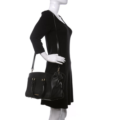 Burberry Patent Calfskin Medium Dinton Tote Black 2 of 10