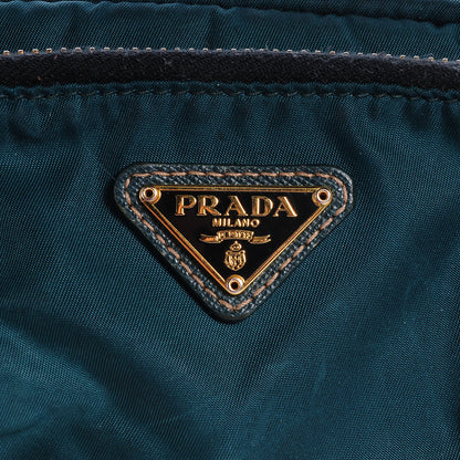 Prada Vela Cosmetic Pouch Petrolio 12 of 12