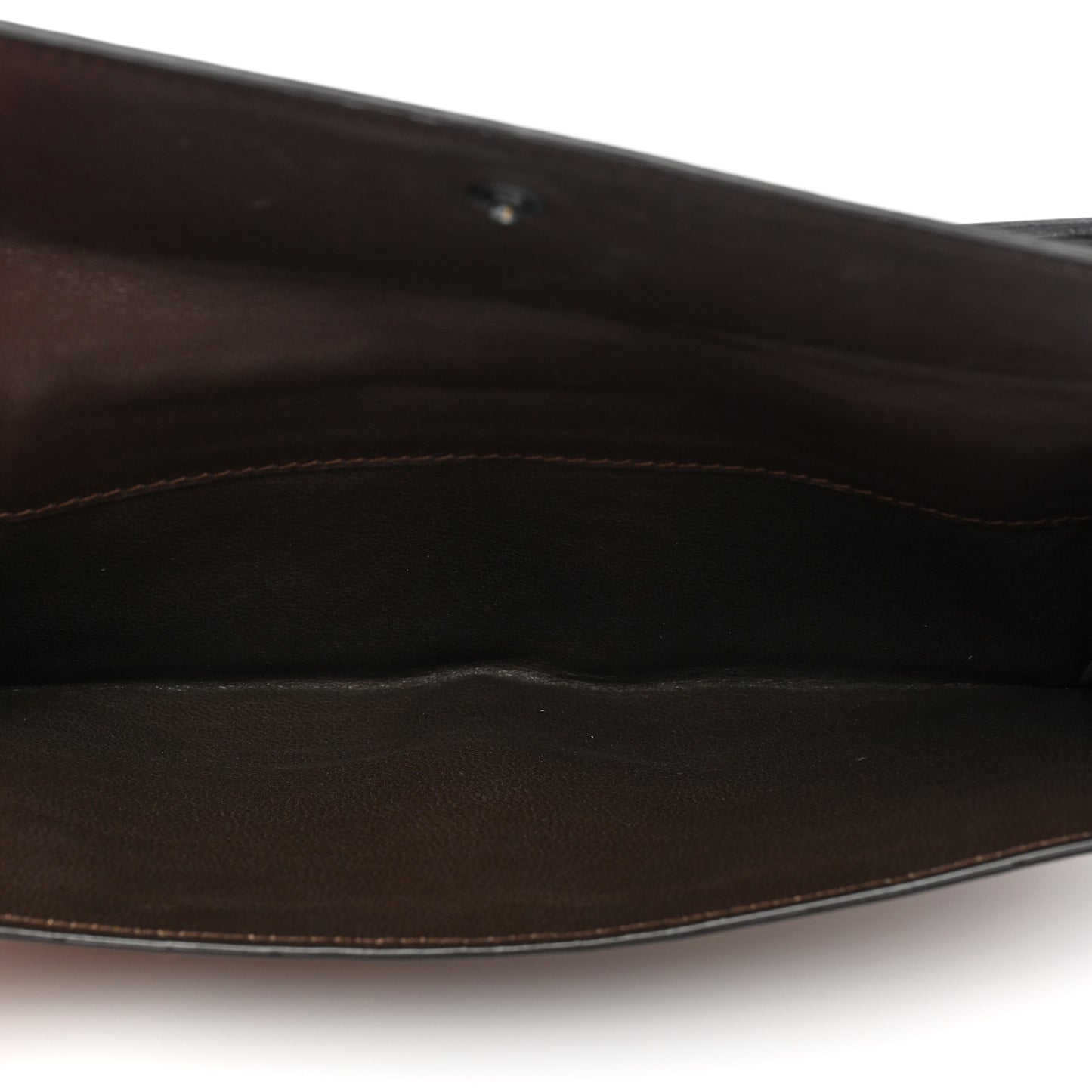 Nappa Intrecciato Leopard Print Continental Wallet Brown