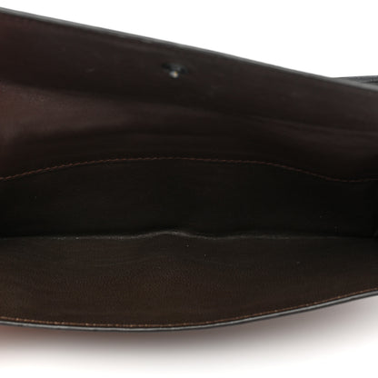 Bottega Veneta Nappa Intrecciato Leopard Print Continental Wallet Brown 6 of 13