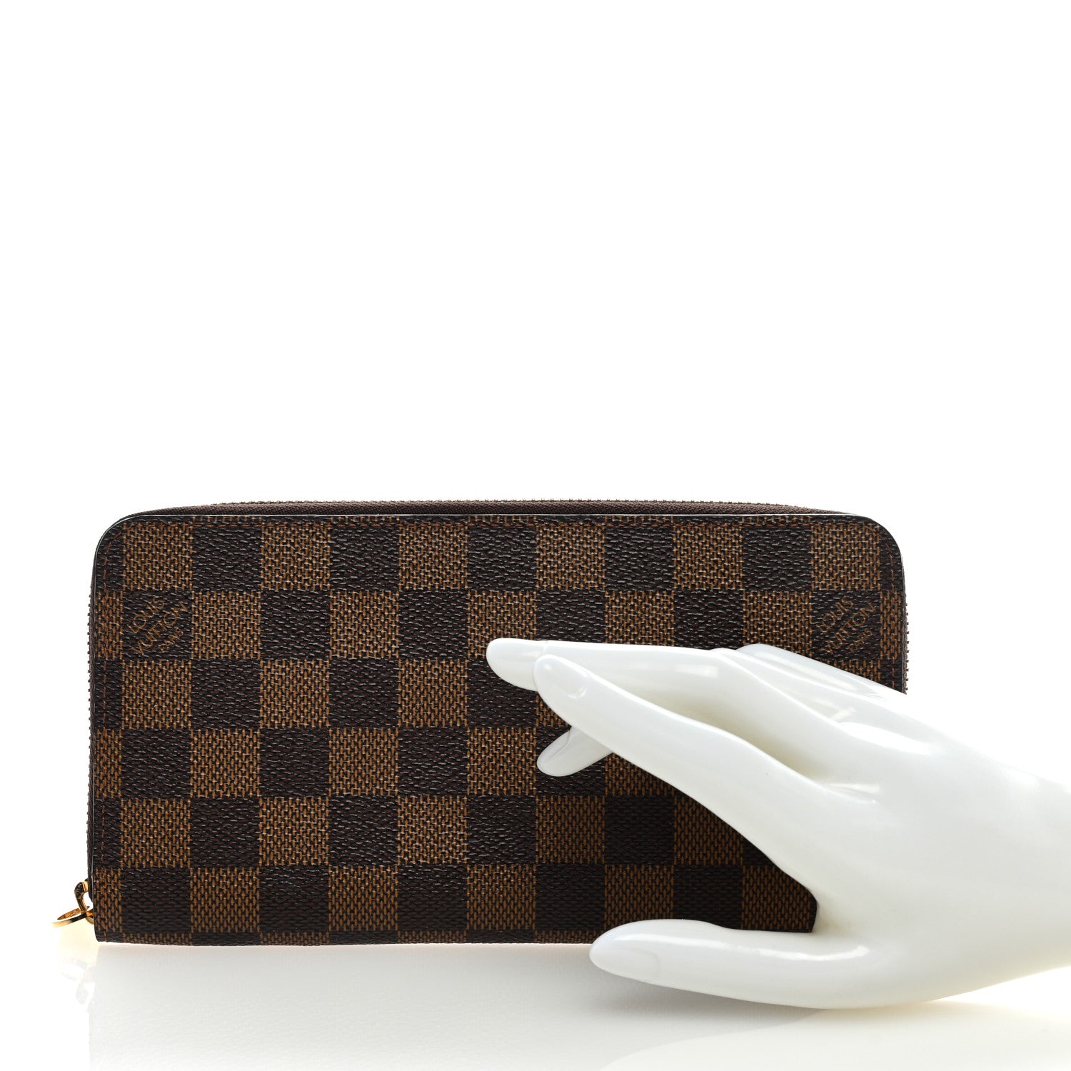 Louis Vuitton Damier Ebene Zippy Wallet 2 of 6