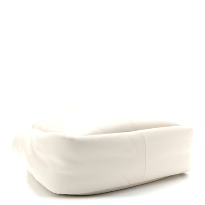Prada Nappa Soft Padded Medium Double Handled Shoulder Bag White 4 of 9