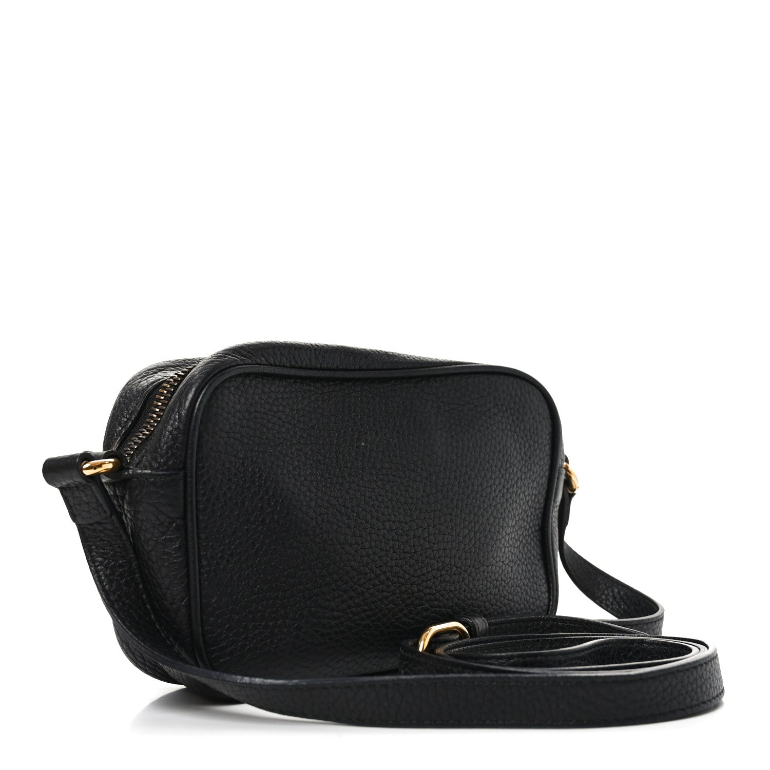 Gucci Pebbled Calfskin Mini Soho Disco Bag Black 3 of 11