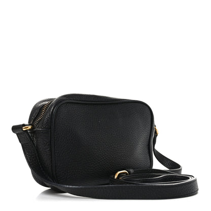 Gucci Pebbled Calfskin Mini Soho Disco Bag Black 3 of 11
