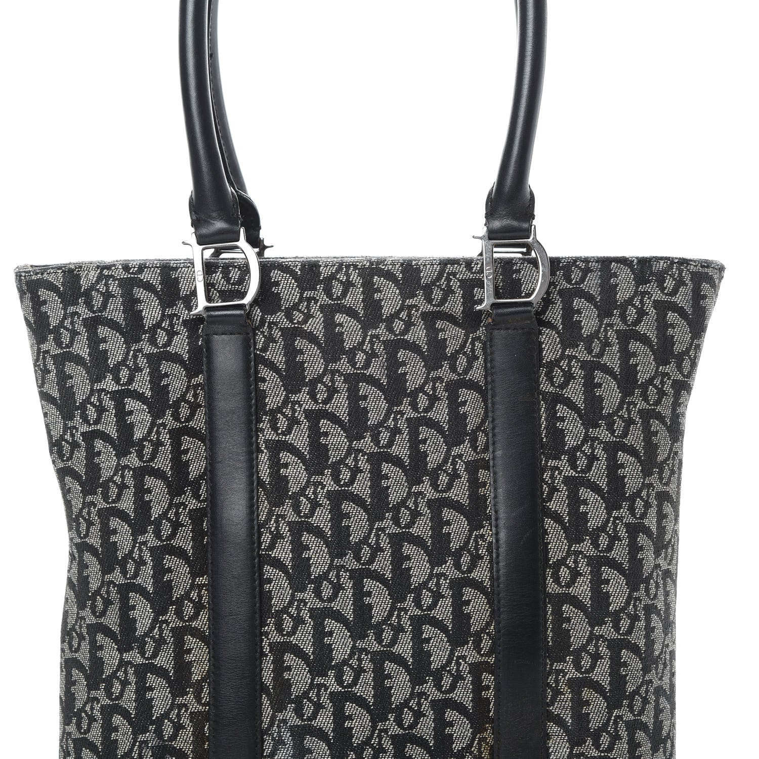 Christian Dior Monogram Tote Black 8 of 15