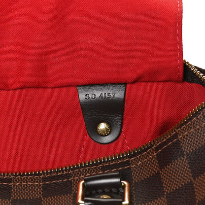 Louis Vuitton Damier Ebene Speedy Bandouliere 30 8 of 13