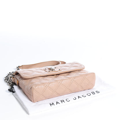 Marc Jacobs Leather Quilted The Small Single Flap Blush 4 of 8