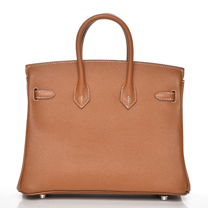 Hermes Epsom Birkin 25 Gold 5 of 28