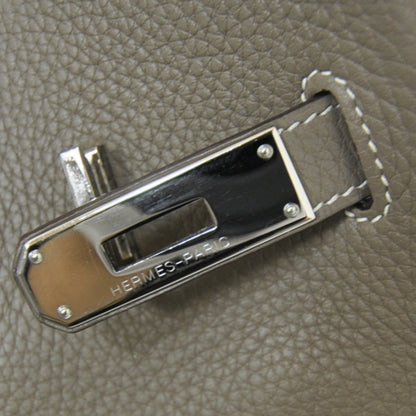 Hermes Taurillon Clemence Birkin 35 Etoupe 9 of 13