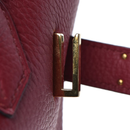 Hermes Togo Birkin 30 Rouge Grenat 31 of 34