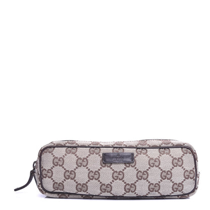 Gucci Monogram Small Cosmetic Case Dark Brown 1 of 7
