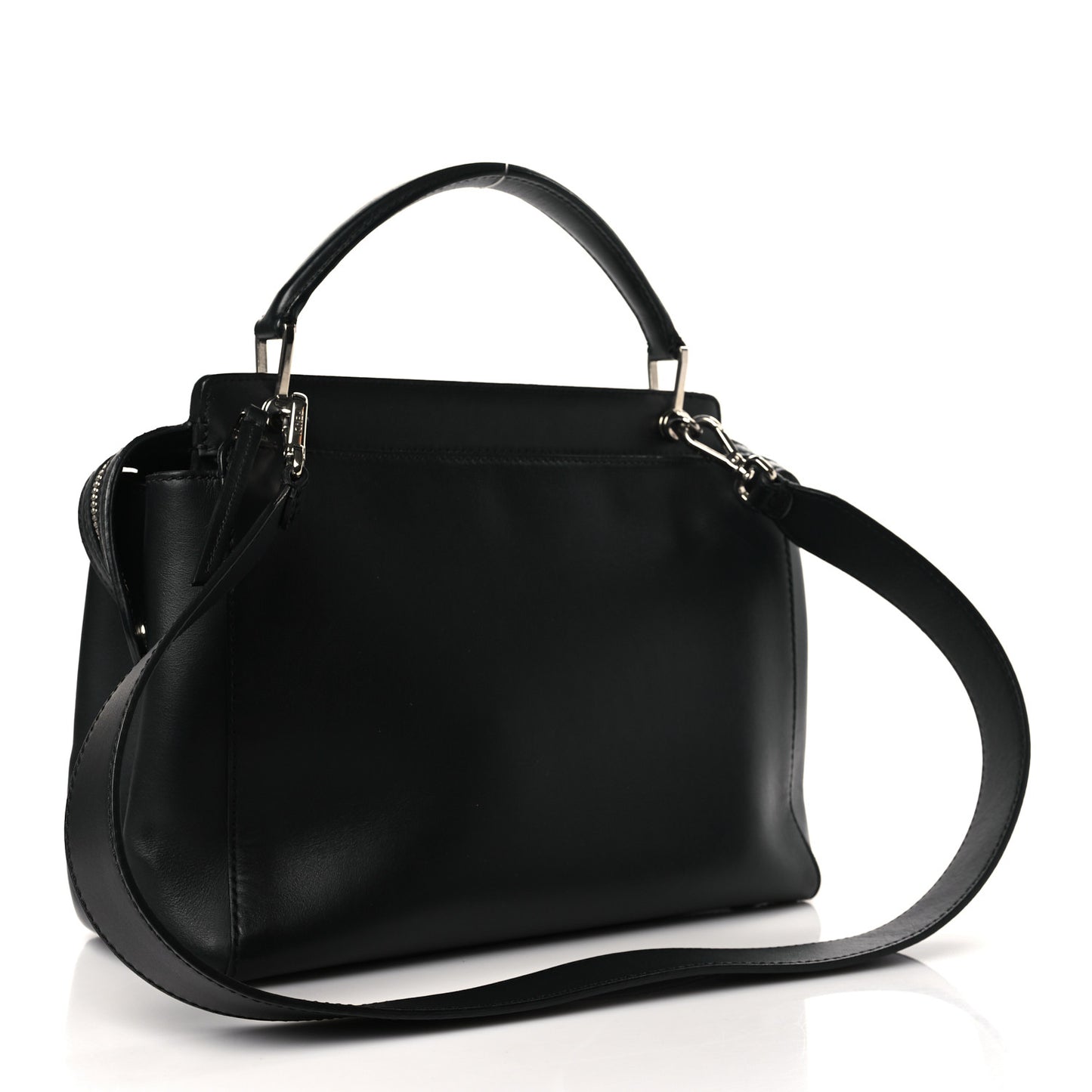 Vitello Baltico Dolce DotCom Satchel Black Blue Royal