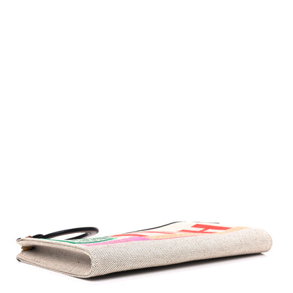 Chloe Cotton Calfskin Hope Clutch Sepia Brown 3 of 4