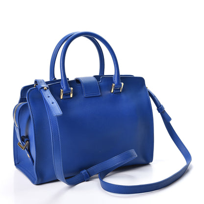 Saint Laurent Calfskin Monogram Baby Cabas Blue Majorelle 2 of 9