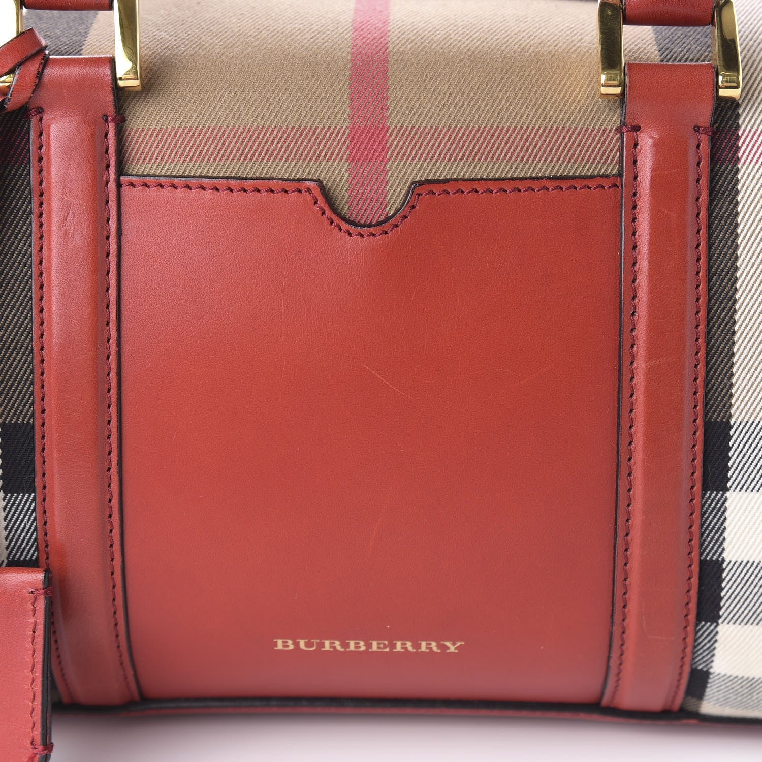 Burberry House Check Medium Alchester Military Red 10 of 10