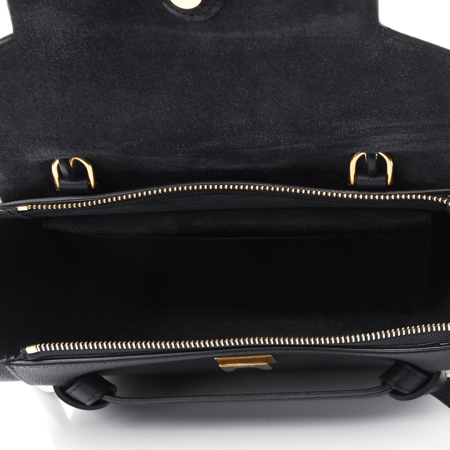 Grained Calfskin Micro Belt Bag Midnight