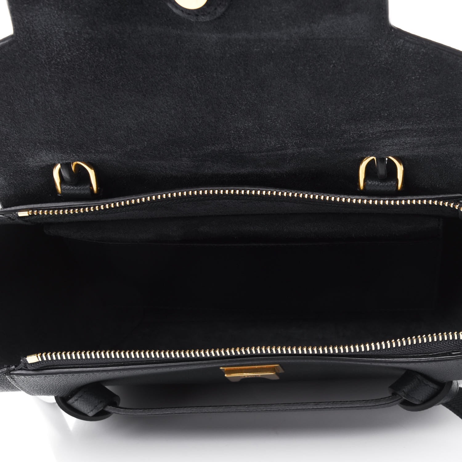 Celine Grained Calfskin Micro Belt Bag Midnight 4 of 4