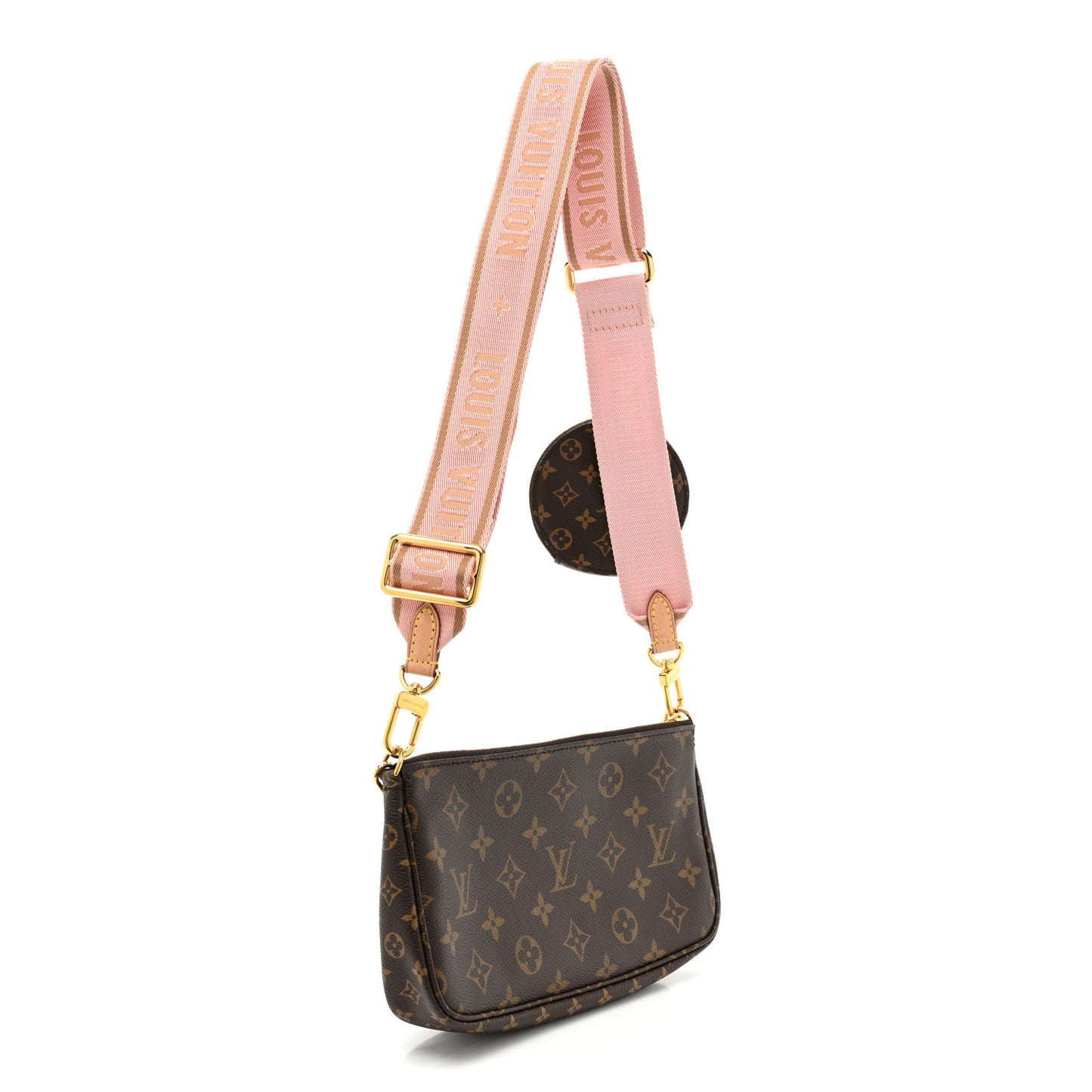 Monogram Multi Pochette Accessories Rose Clair