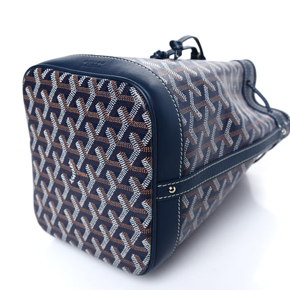 Goyard Goyardine Petit Flot Bucket Bag PM Navy 8 of 8