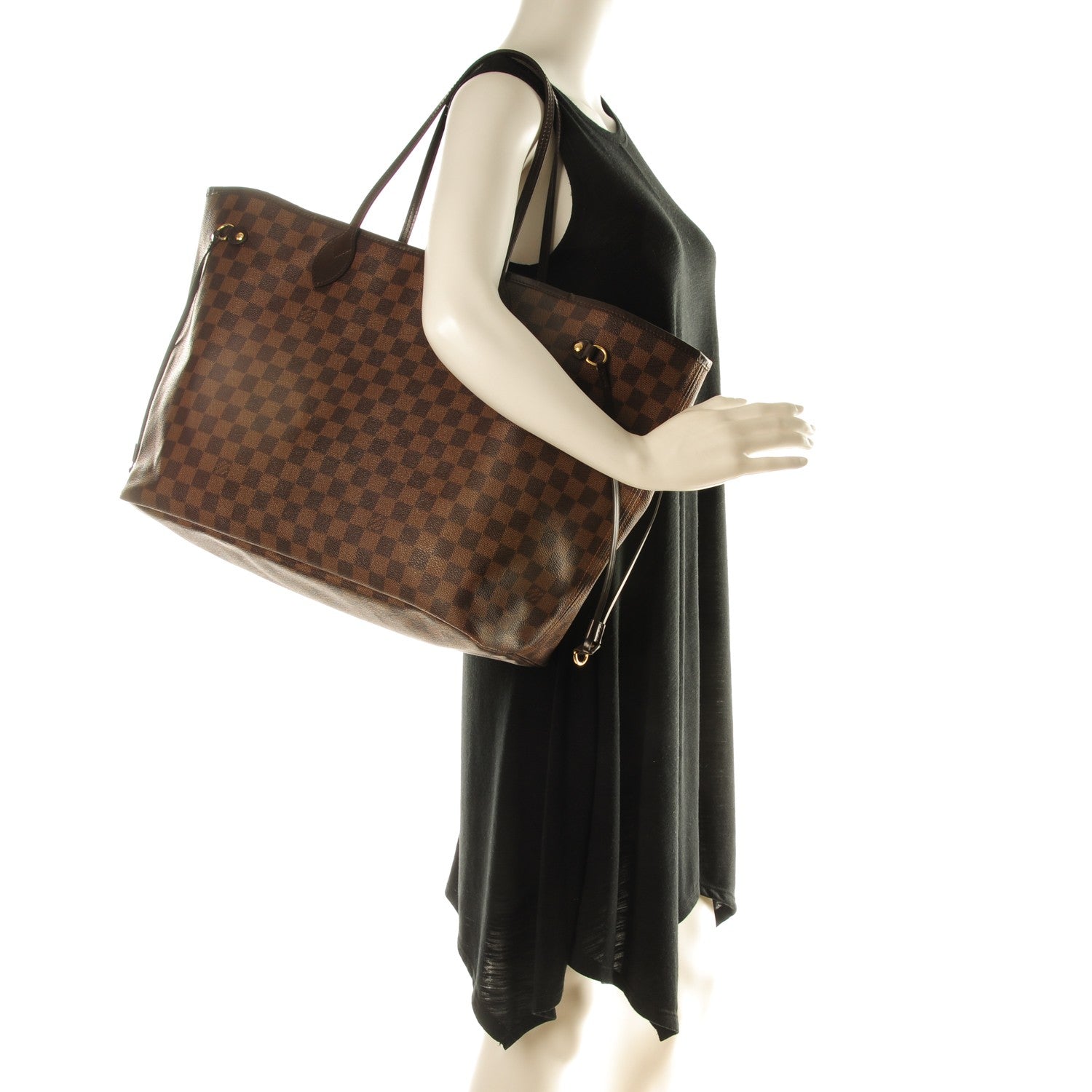 Louis Vuitton Damier Ebene Neverfull GM 2 of 9