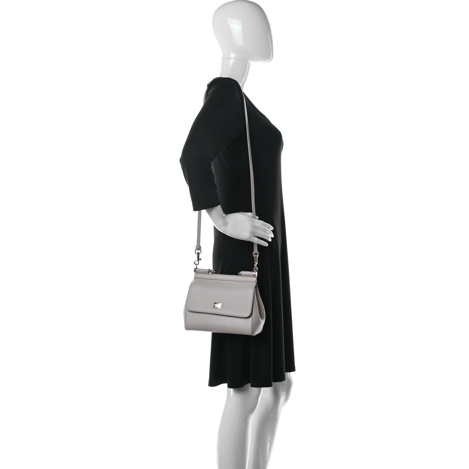Dolce & Gabbana Dauphine Small Miss Sicily Satchel Rosa Carne 2 of 14