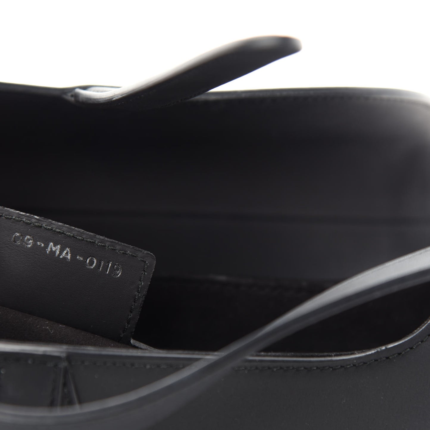 Ultra Matte Calfskin Saddle Bag Black