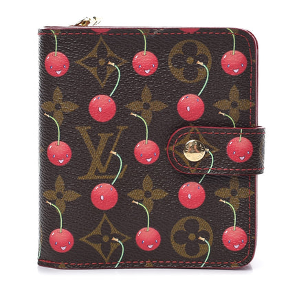 Louis Vuitton Monogram Cerises Compact Zippe Wallet 1 of 9