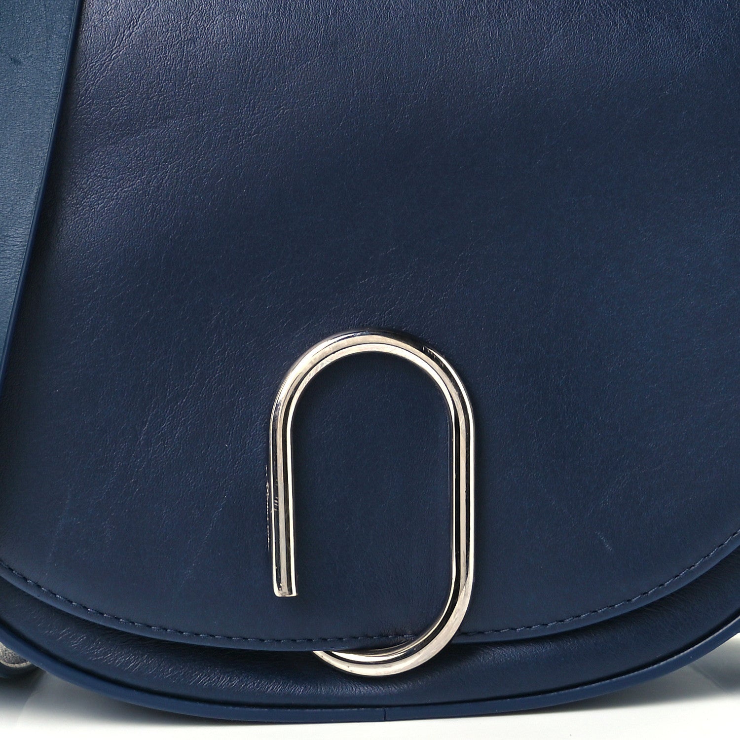 3.1 Phillip Lim Calfskin Alix Saddle Crossbody Bag Blue 9 of 11