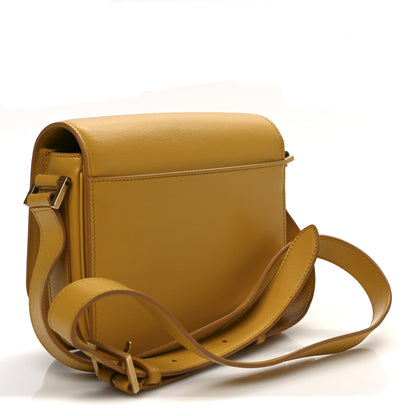 Saint Laurent Calfskin Le 61 Shoulder Bag Yellow 3 of 10