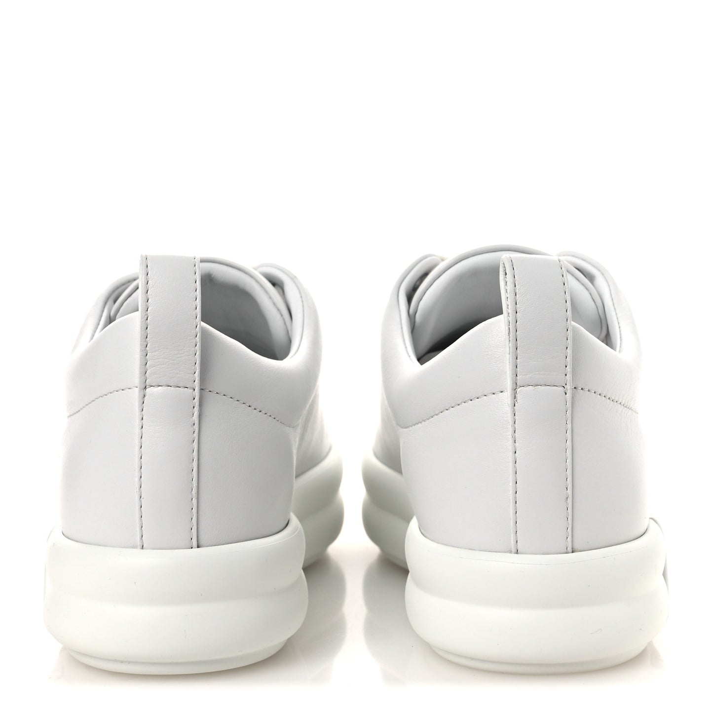 Calfskin Womens Happy Sneakers 38 White