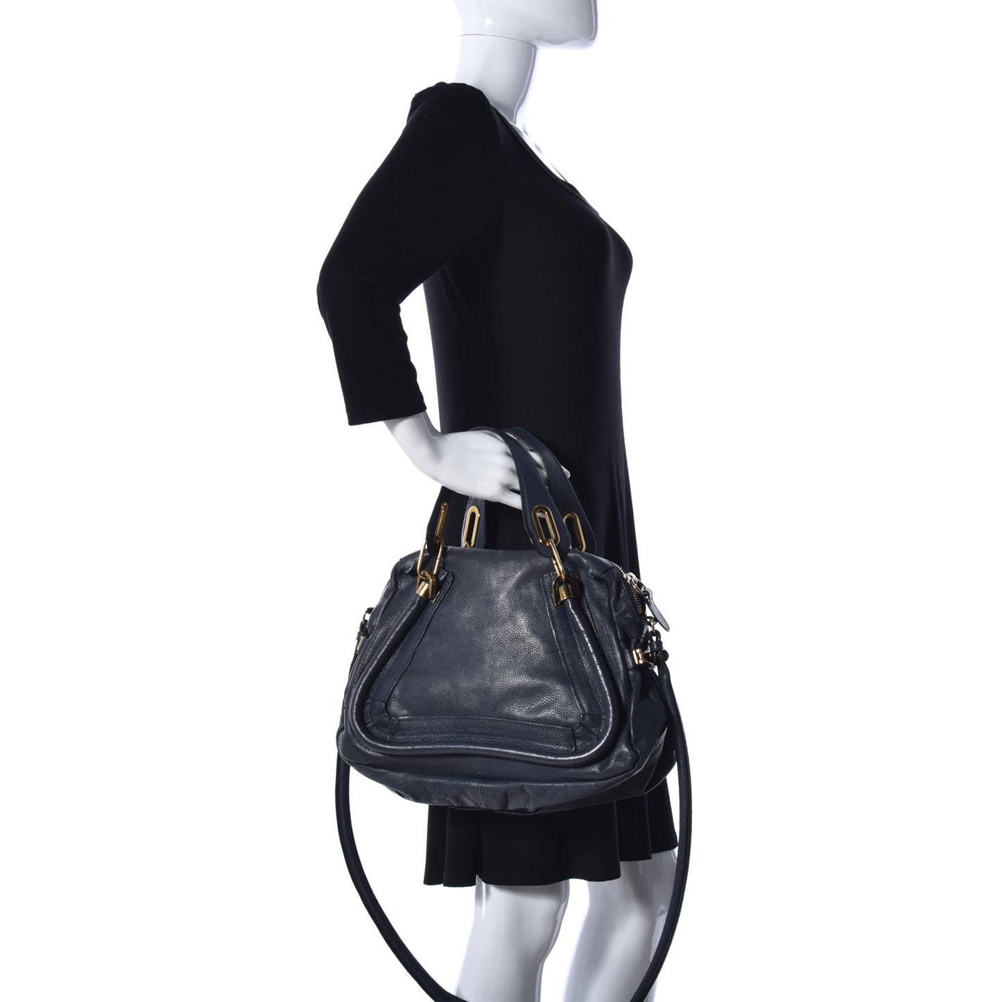 Calfskin Medium Paraty Navy