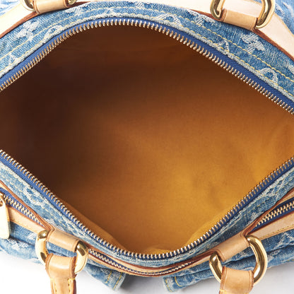 Louis Vuitton Monogram Denim Neo Speedy Blue 4 of 8