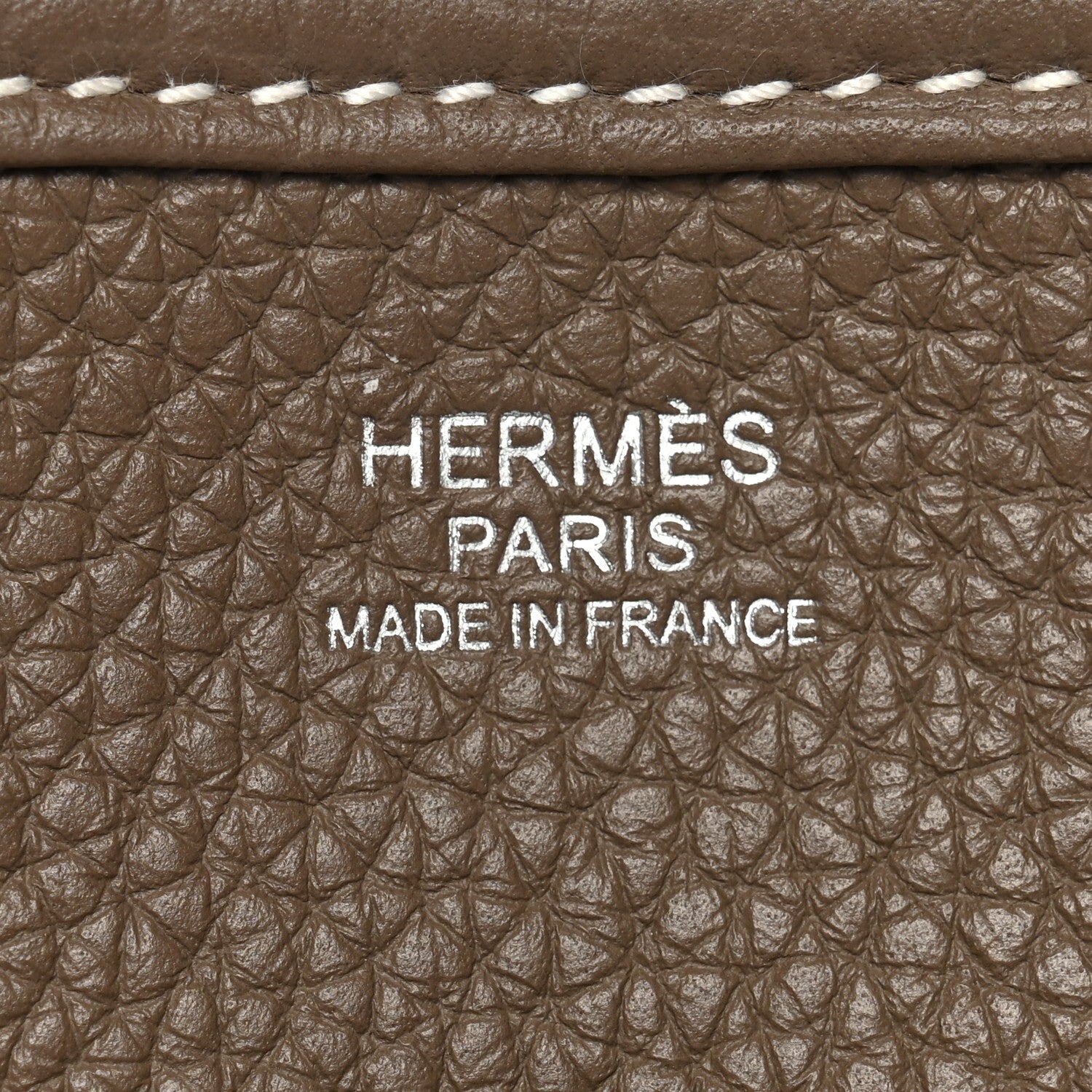 Hermes Taurillon Clemence Evelyne III PM Etoupe 6 of 11