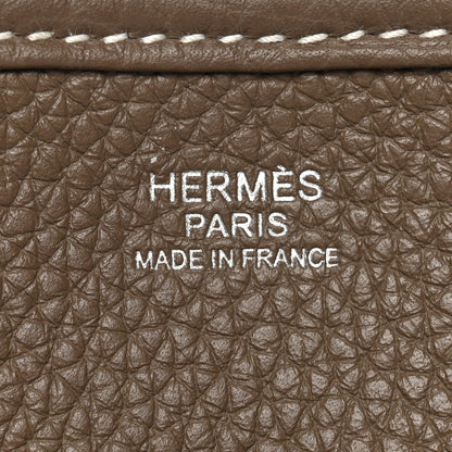 Hermes Taurillon Clemence Evelyne III PM Etoupe 6 of 11