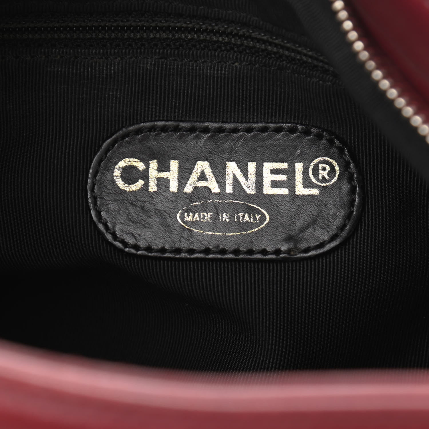 Chanel Calfskin CC Shoulder Bag Red 6 of 14