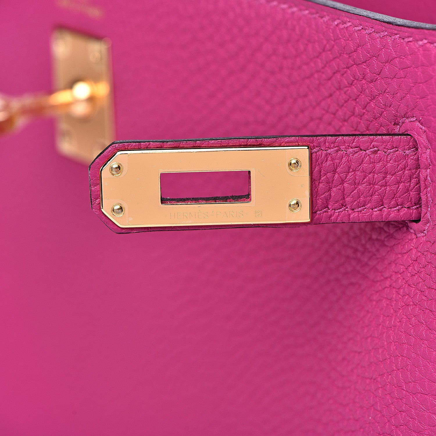 Hermes Togo Kelly Retourne 25 Rose Pourpre 9 of 30