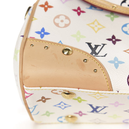 Louis Vuitton Monogram Multicolor Beverly MM White 9 of 12