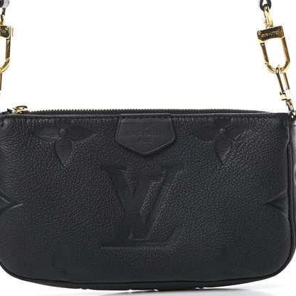 Louis Vuitton Empreinte Monogram Giant Multi Pochette Accessories Large Pochette Black 8 of 10