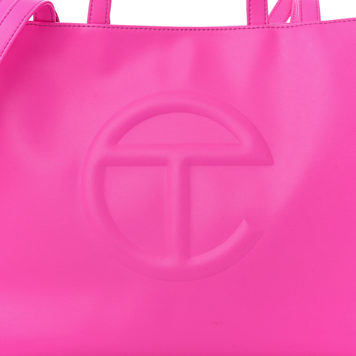 Vegan Leather Medium Shopping Bag Azalea