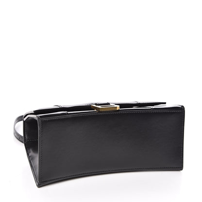 Balenciaga Shiny Box Calfskin Small Hourglass Top Handle Bag Black 4 of 10