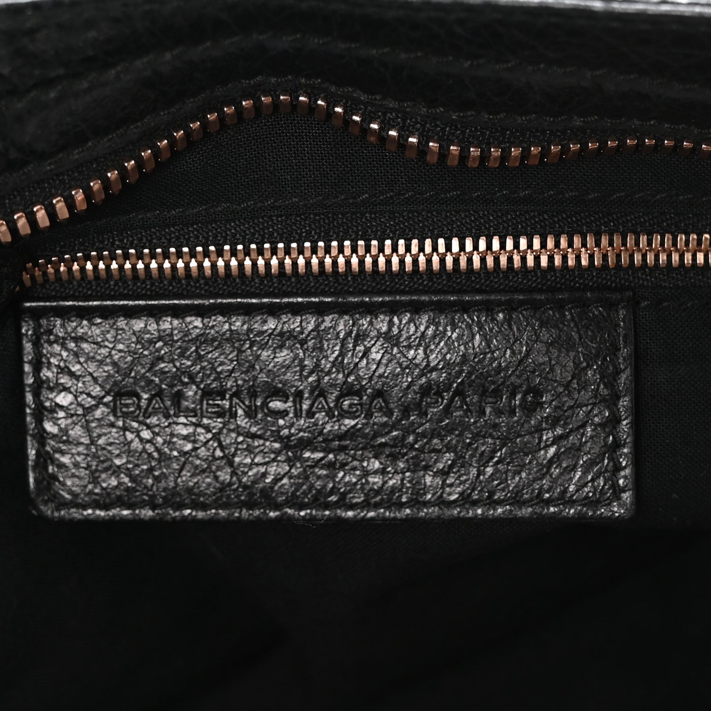 Agneau Giant 21 Rose Gold Hardware City Black
