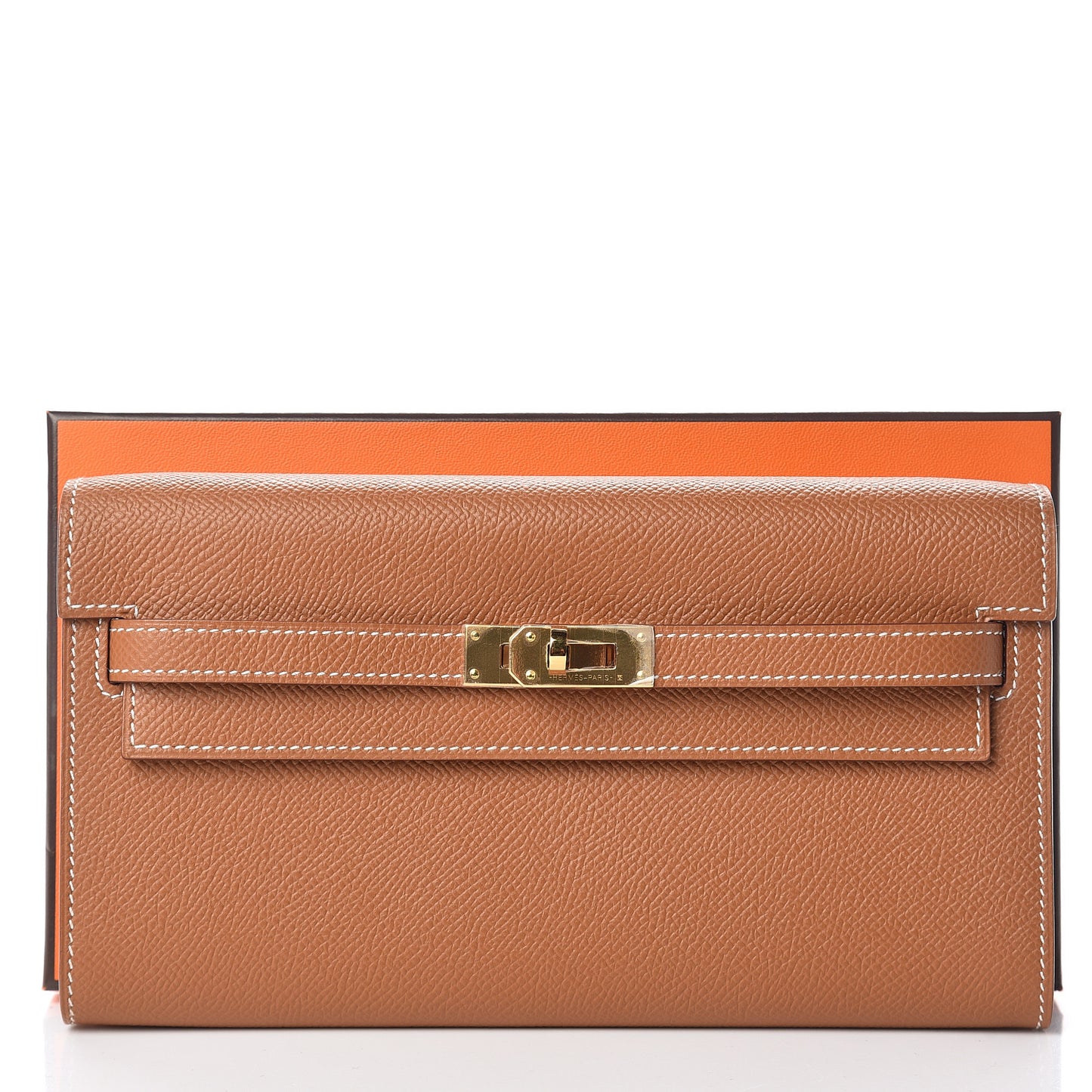 Epsom Kelly Wallet To Go Gold