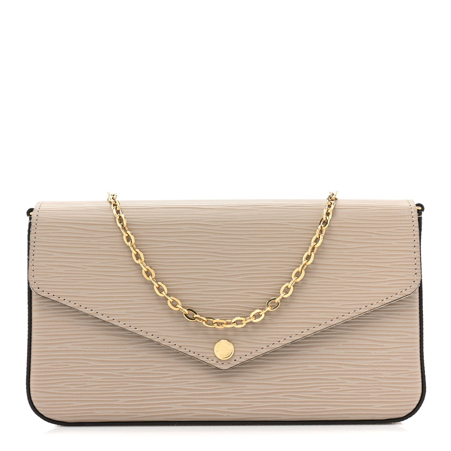 Epi Felicie Pochette Chain Wallet Galet