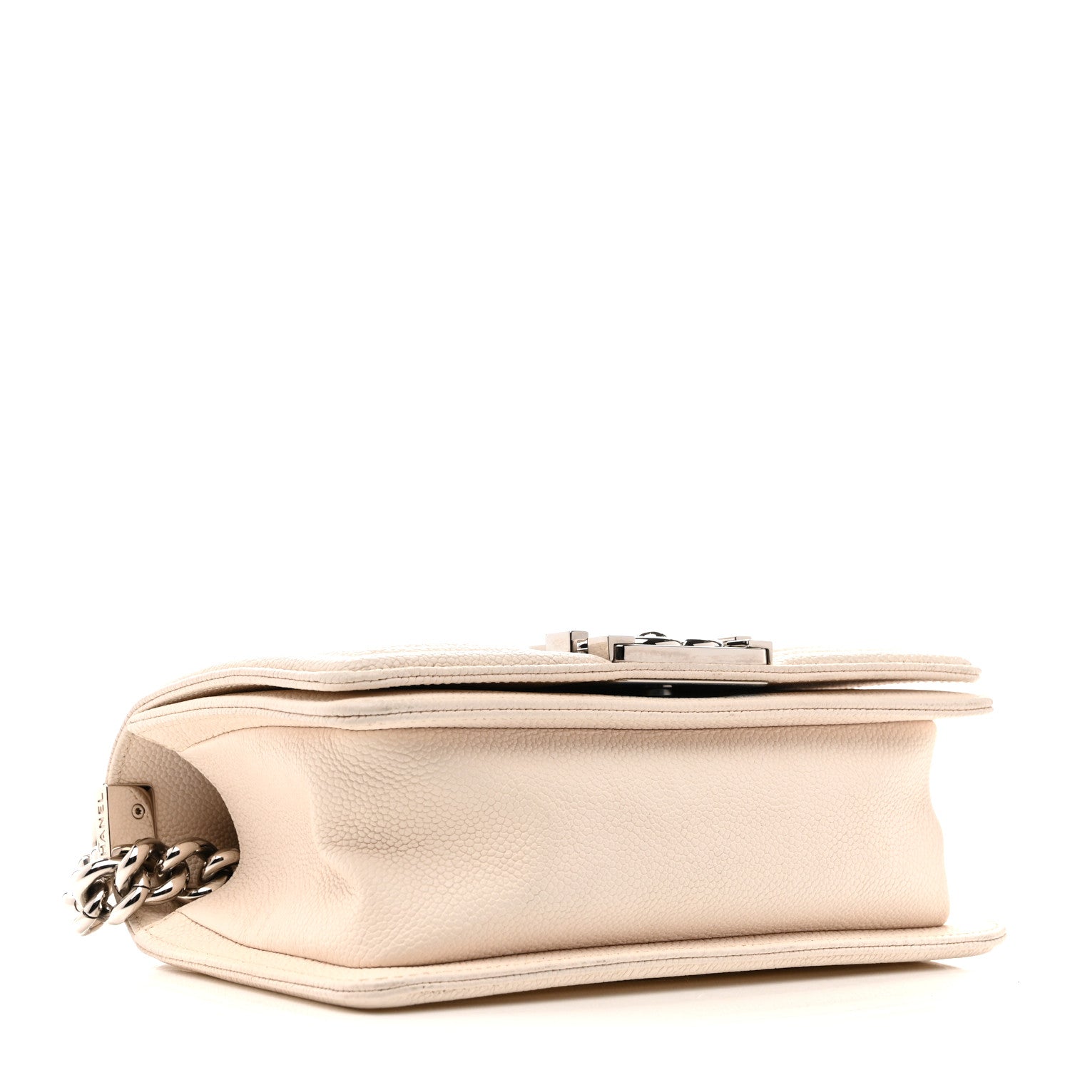 Chanel Caviar Quilted Small Boy Flap White 4 of 12