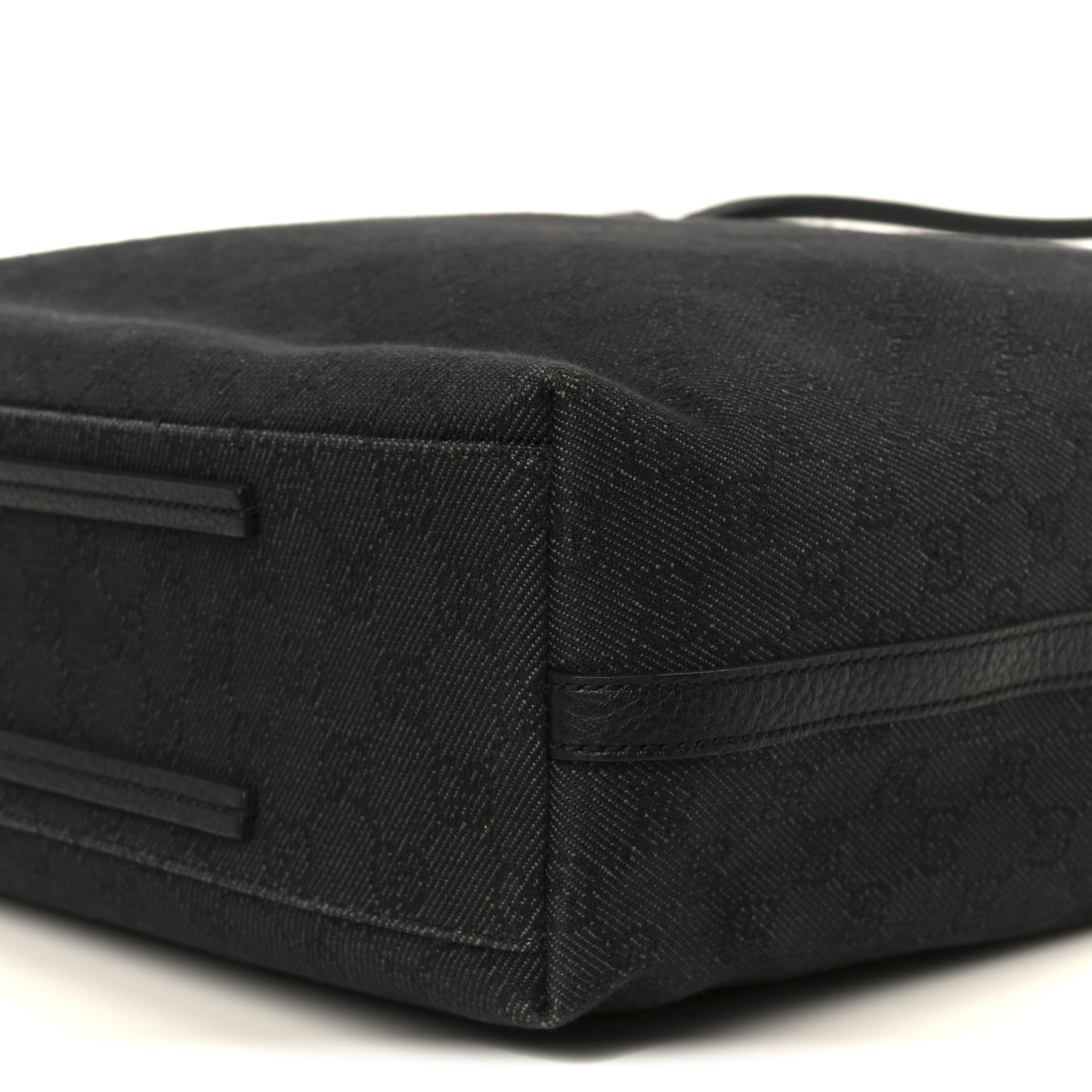 Canvas Monogram Gifford Shopping Tote Black