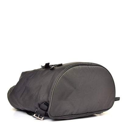 Prada Nylon Vela Medium Cinch Backpack Ardesia 3 of 4