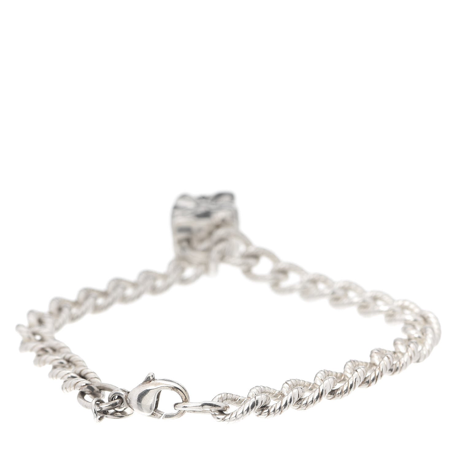 Tiffany Sterling Silver Gift Box Charm Link Bracelet 3 of 6