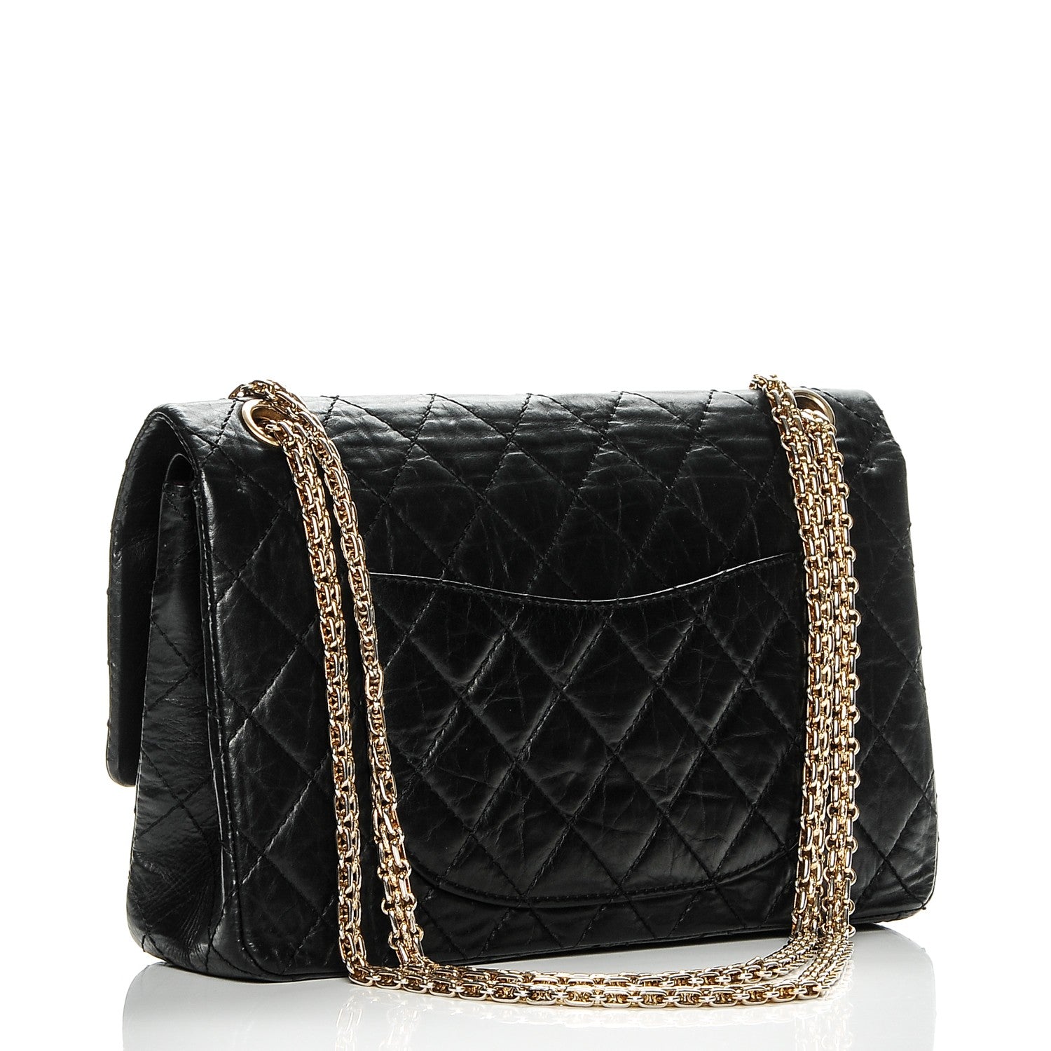 Chanel Aged Calfskin Quilted 2.55 Reissue 226 Flap Black 3 of 8